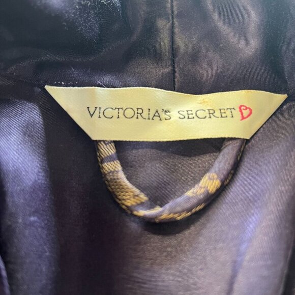 Victoria's Secret Floral Motif Purple Robe Kimono Belted Size XS/Small Ladies - Picture 6 of 12